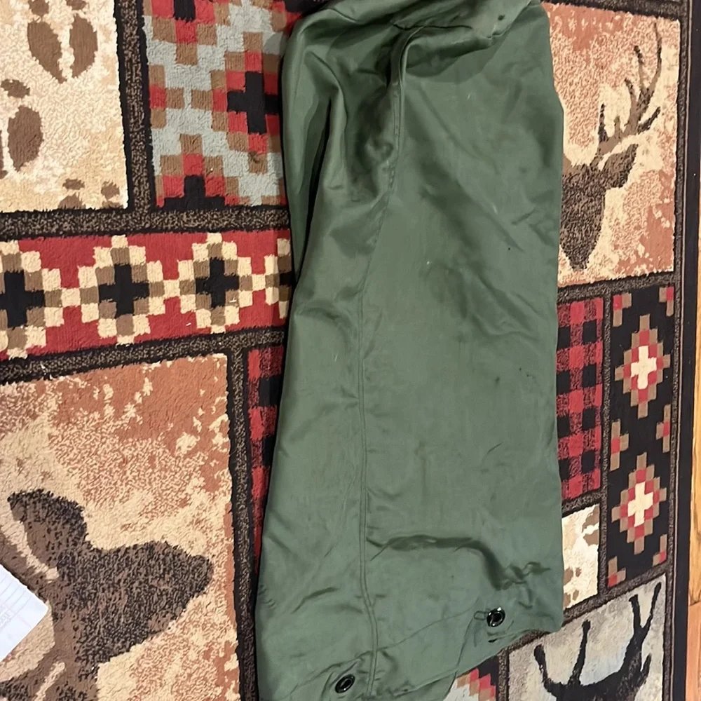 Vintage army duffel bag